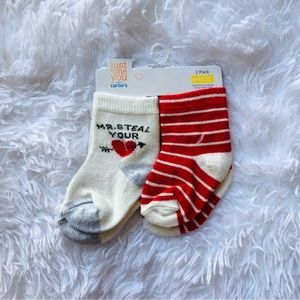 Infant Valentine's Day Socks